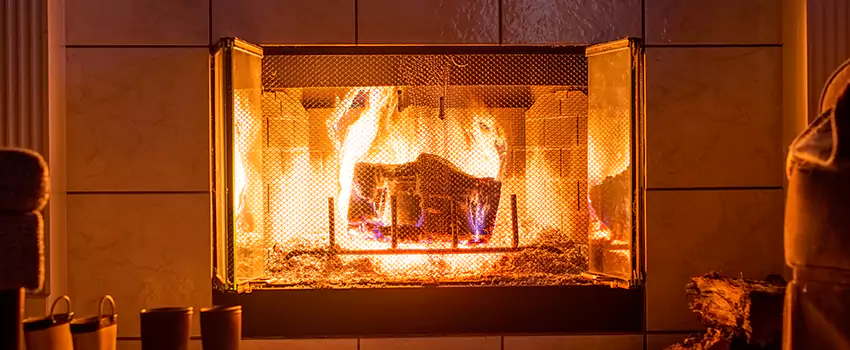 Mendota Hearth Landscape Fireplace Installation in Sumter, South Carolina